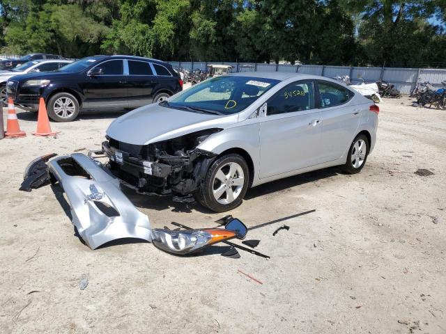 Lot #2517471922 2012 HYUNDAI ELANTRA GL salvage car