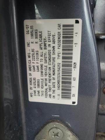 2007 Honda Accord Ex VIN: 1HGCM55727A154252 Lot: 51091854