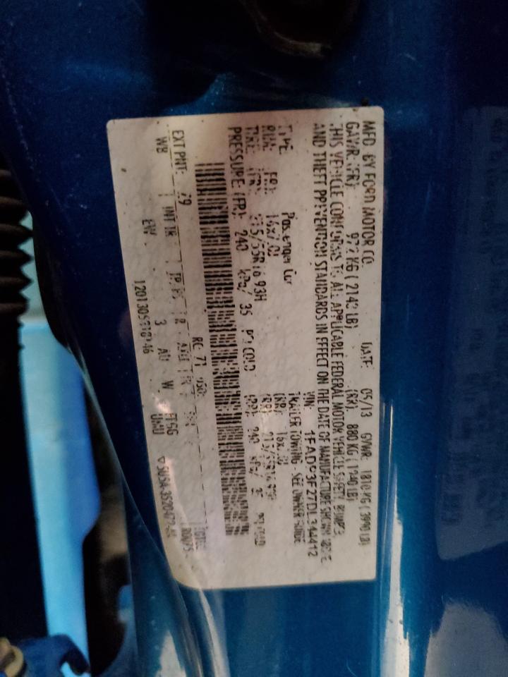 1FADP3F27DL344412 2013 Ford Focus Se