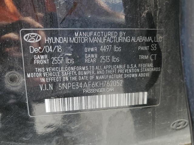 2019 HYUNDAI SONATA LIM - 5NPE34AF6KH762052