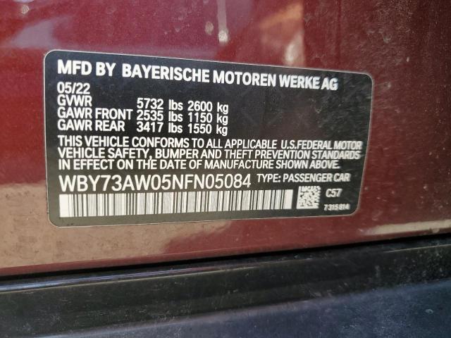 2022 BMW I4 EDRIVE - WBY73AW05NFN05084