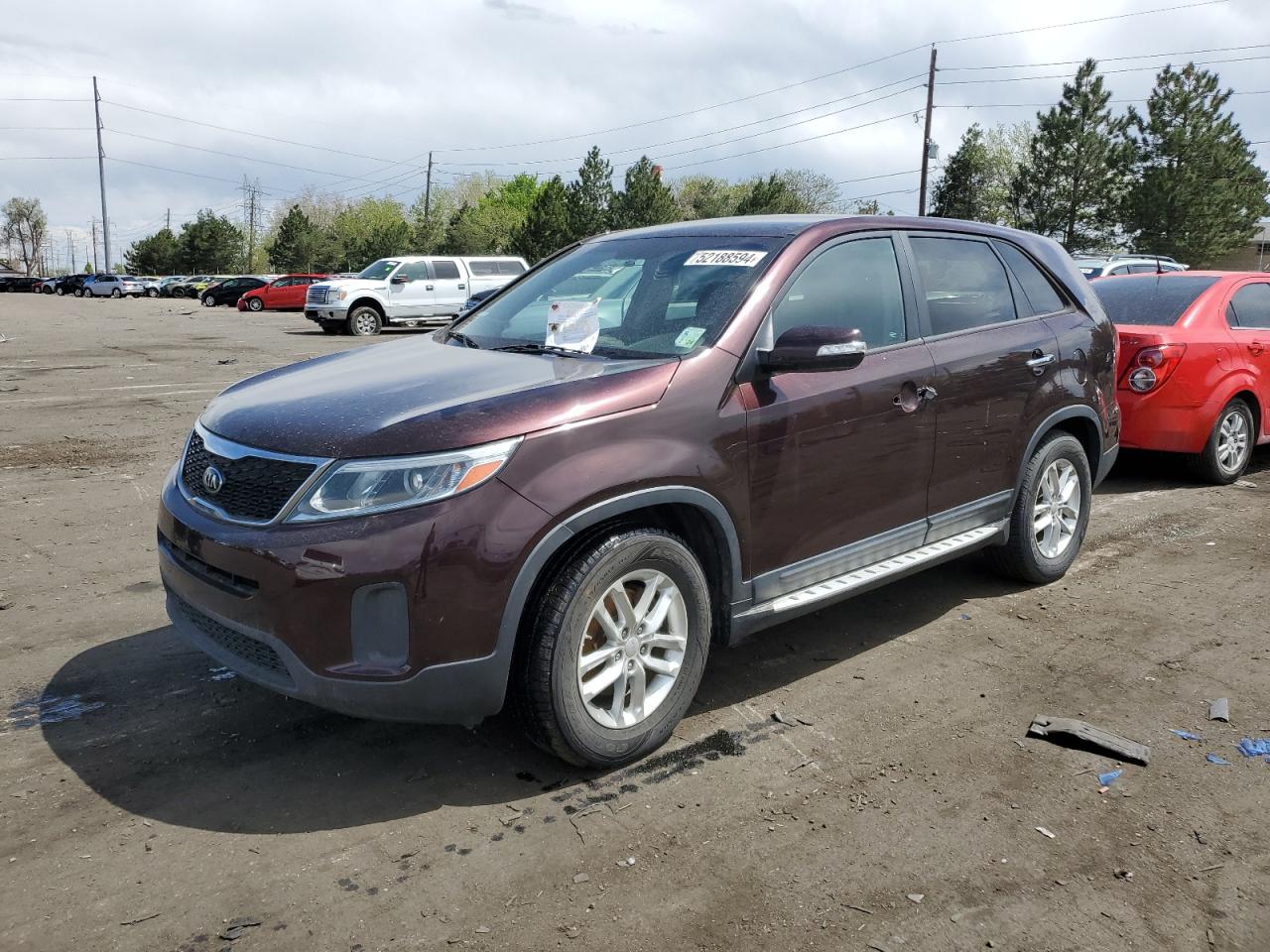 2015 Kia Sorento Lx vin: 5XYKT3A68FG621865