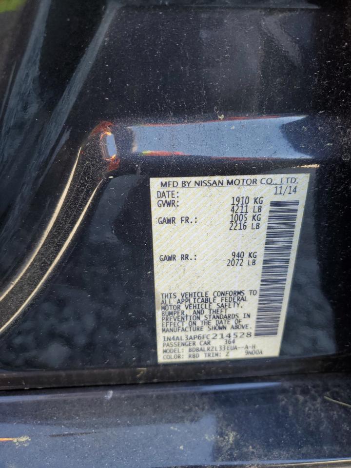 1N4AL3AP6FC214528 2015 Nissan Altima 2.5