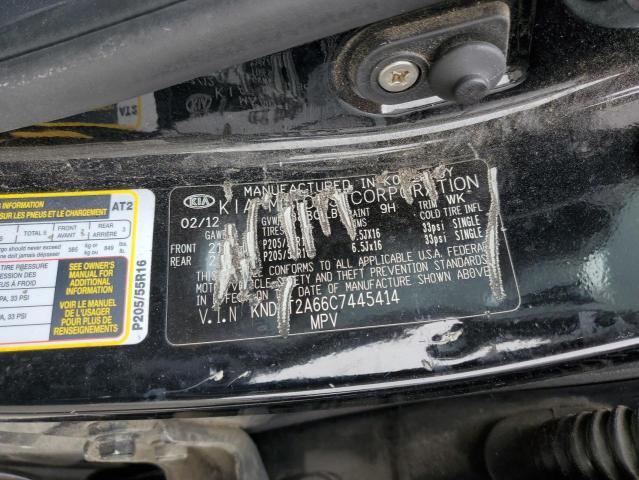 2012 Kia Soul + VIN: KNDJT2A66C7445414 Lot: 50364824