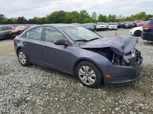 Vin: 1g1pa5sh4e7437907, lot: 52125224, chevrolet cruze ls 20144