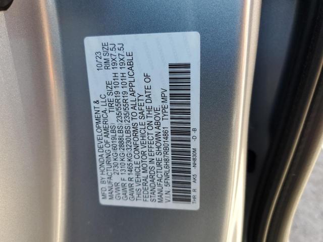 5FNRL6H87RB014861 Honda Odyssey TO 14