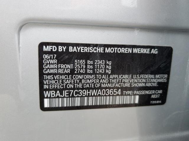 2017 BMW 540 XI WBAJE7C39HWA03654