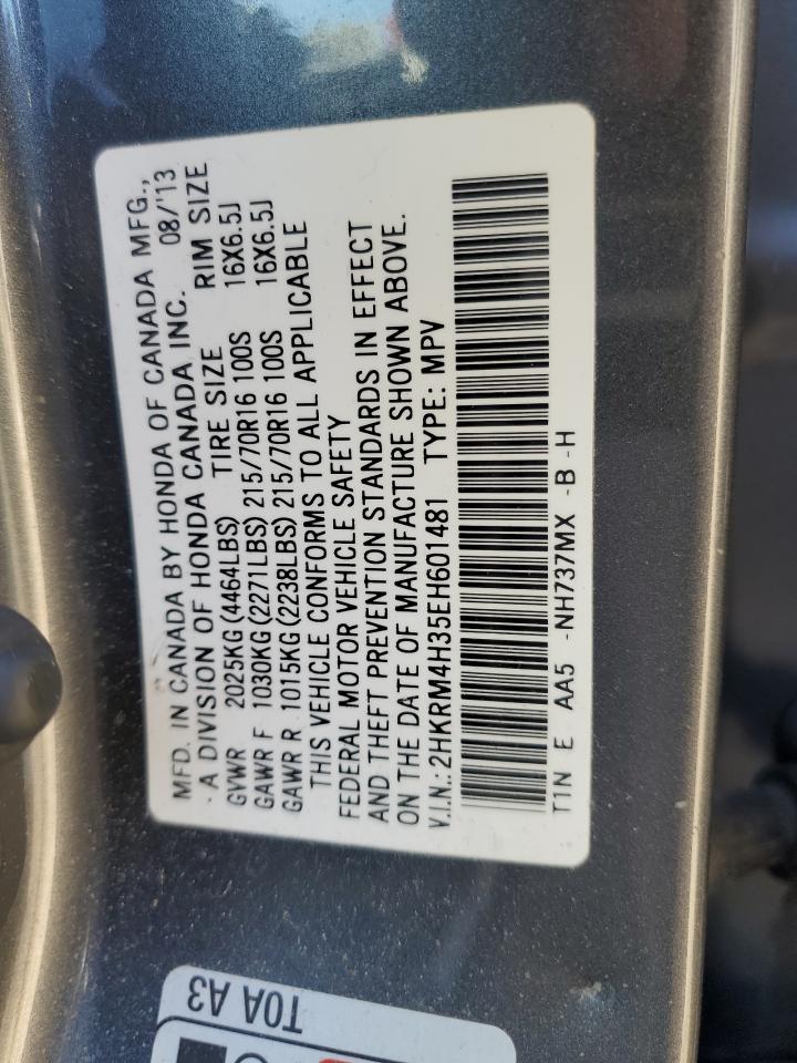 2HKRM4H35EH601481 2014 Honda Cr-V Lx