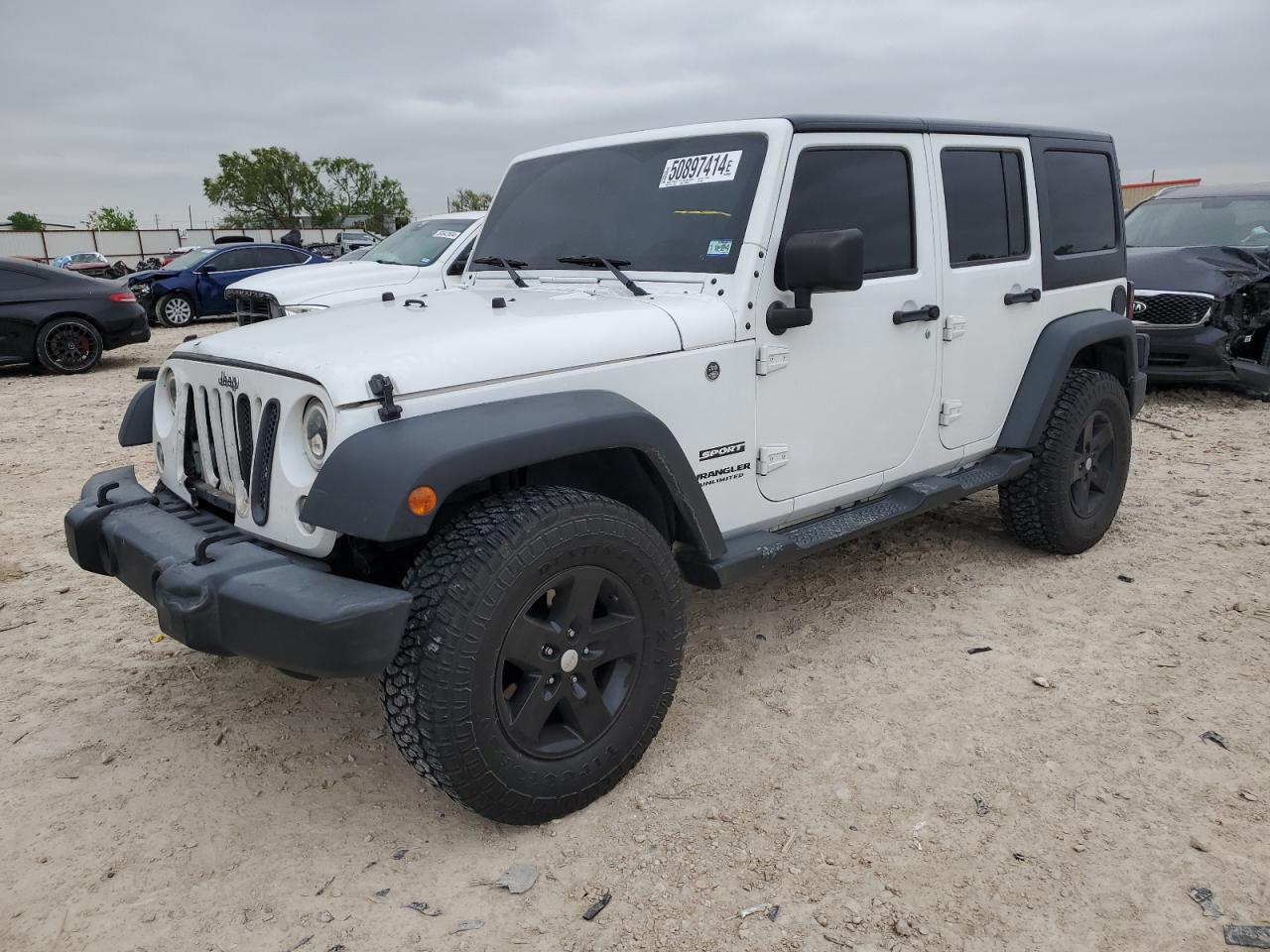 1C4BJWDG0GL308827 2016 Jeep Wrangler Unlimited Sport