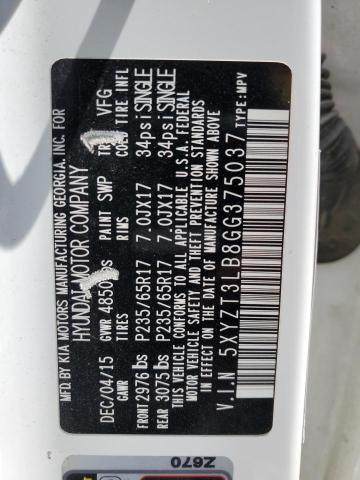 2016 HYUNDAI SANTA FE S - 5XYZT3LB8GG375037