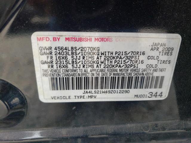 2009 Mitsubishi Outlander Es VIN: JA4LS21W49Z012290 Lot: 51540944