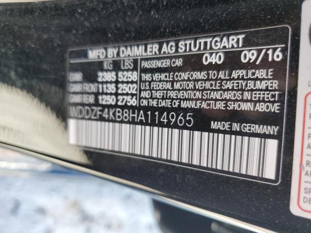 VIN WDDZF4KB8HA114965 2017 Mercedes-Benz E-Class, 3... no.12