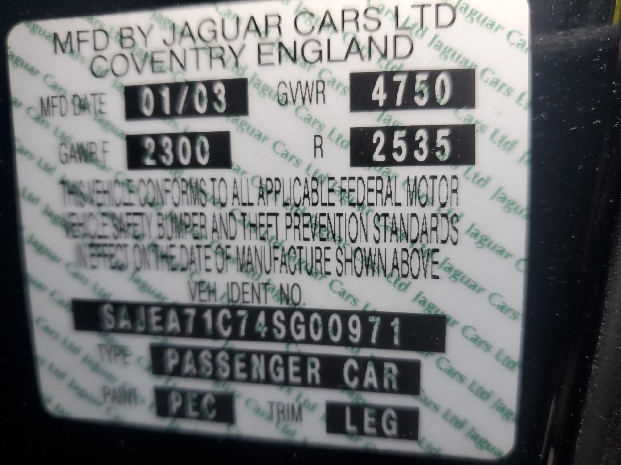 SAJEA71C74SG00971 2004 Jaguar Xj8