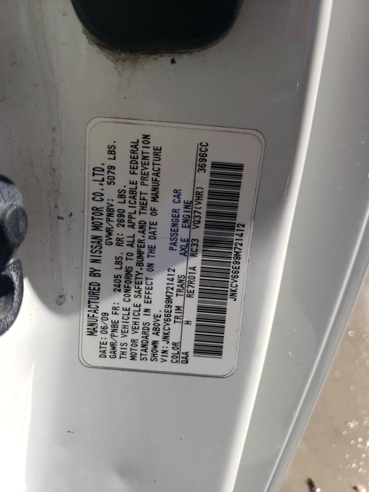 JNKCV66E99M721412 2009 Infiniti G37 Base