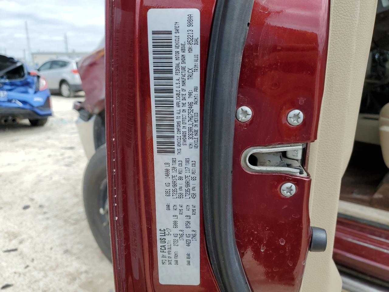3C63RRJL7HG752406 2017 Ram 3500 Laramie