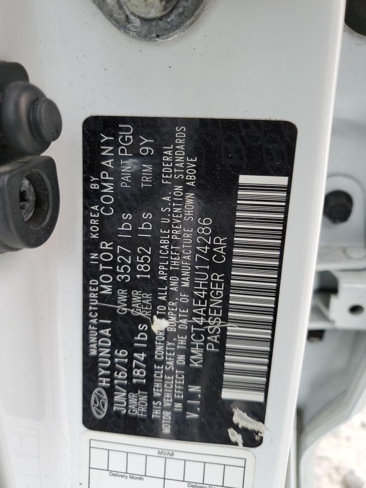 KMHCT4AE4HU174286 2017 Hyundai Accent Se