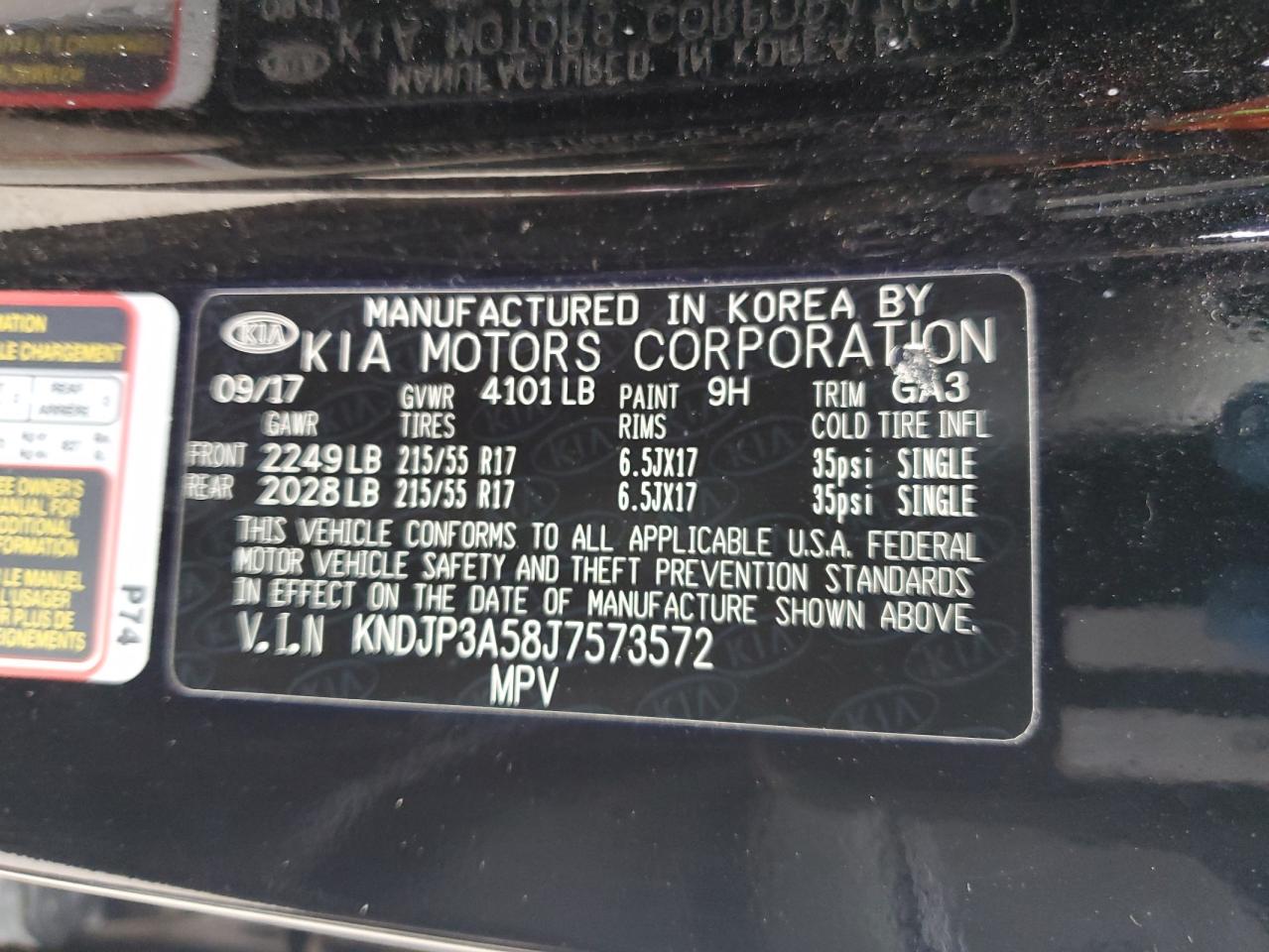 KNDJP3A58J7573572 2018 Kia Soul +