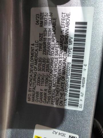 2023 HONDA CR-V SPORT - 7FARS6H53PE032218