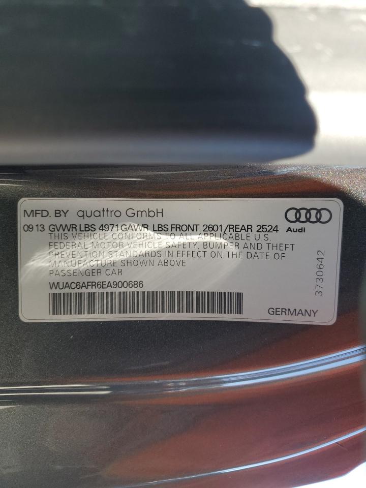 WUAC6AFR6EA900686 2014 Audi Rs5