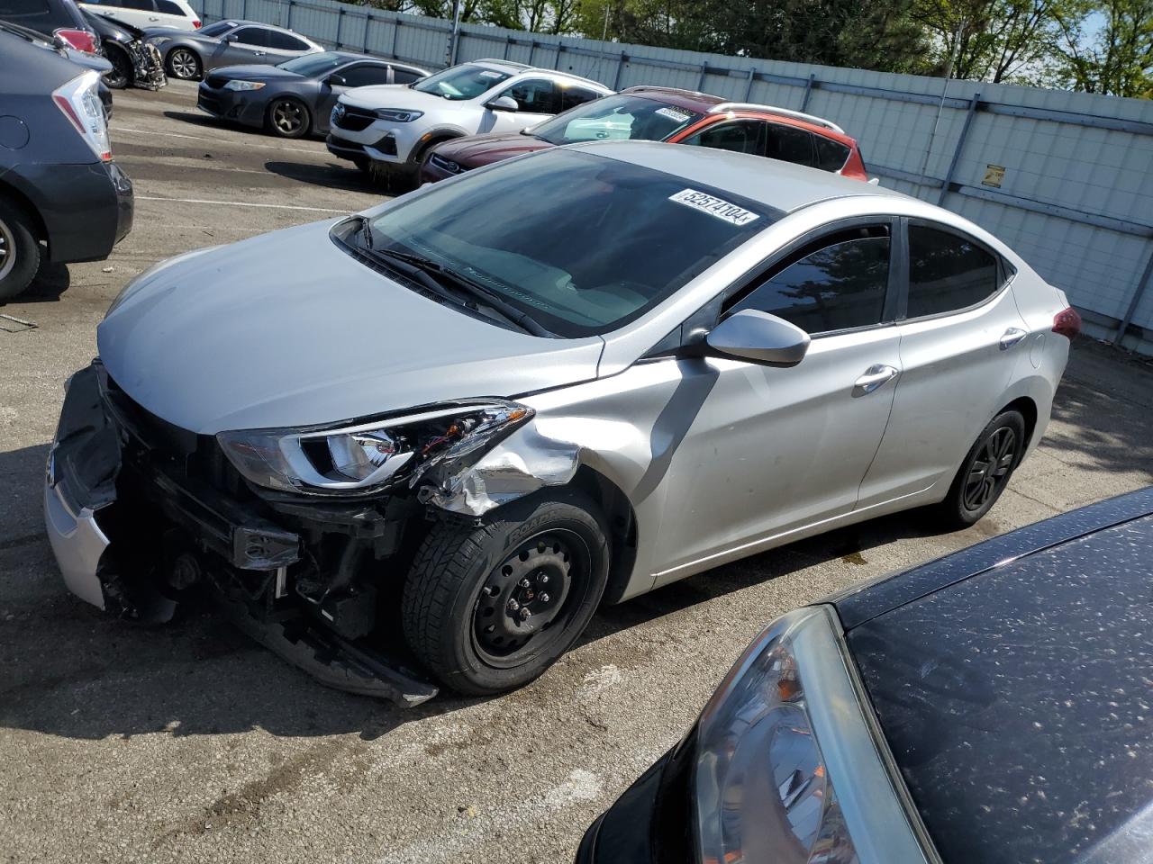 KMHDH4AE8GU516987 2016 Hyundai Elantra Se