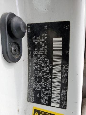 2011 Toyota Highlander Base VIN: 5TDZK3EH4BS043192 Lot: 51178104