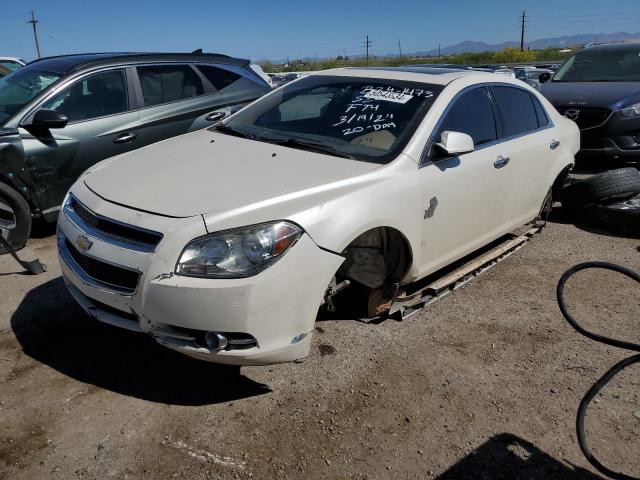 CHEVROLET MALIBU LTZ 2012 white sedan 4d flexible fuel 1G1ZE5EU0CF291580 photo #1