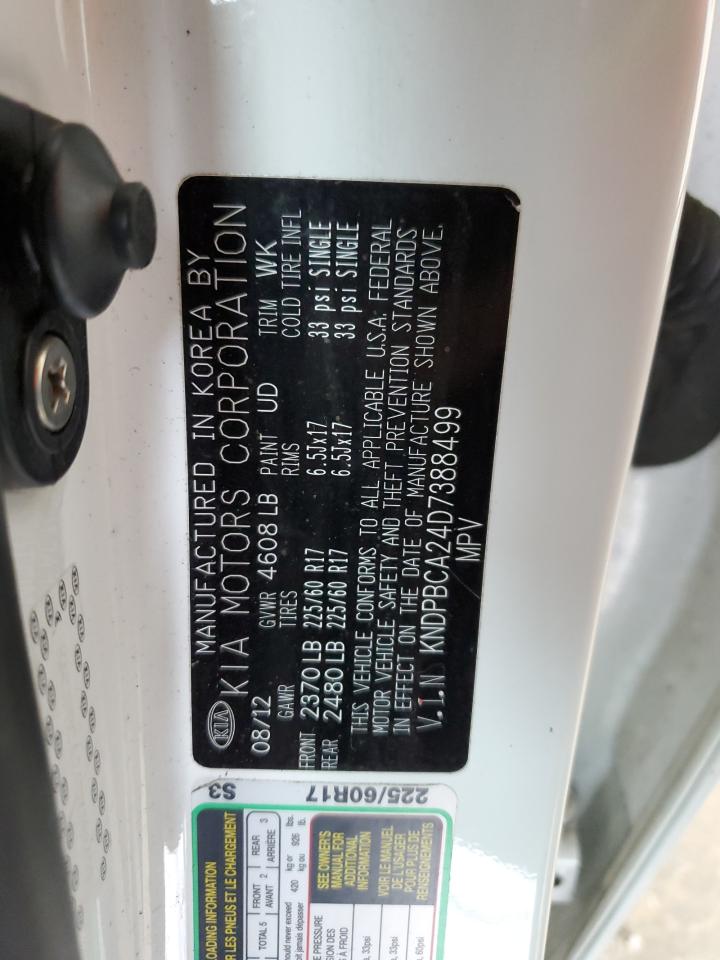 KNDPBCA24D7388499 2013 Kia Sportage Lx