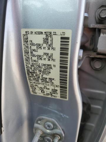 2002 Nissan Xterra Se VIN: 5N1MD28Y72C517532 Lot: 50100994