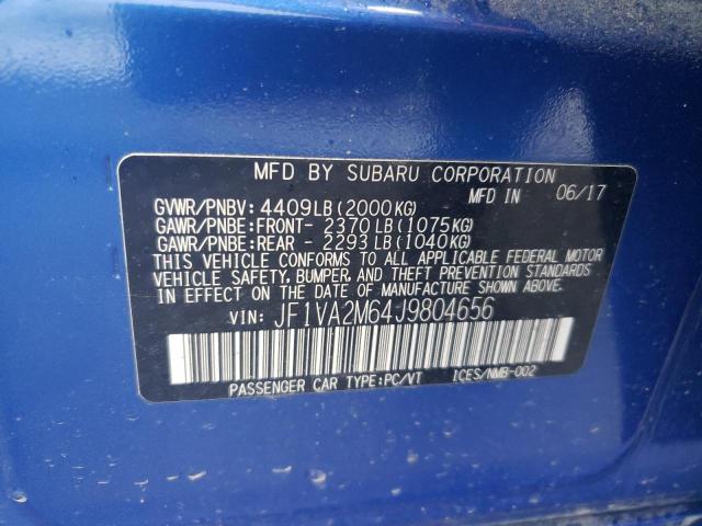 Lot #2503334438 2018 SUBARU WRX STI salvage car
