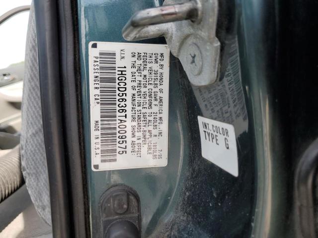 1HGCD5636TA009575 | 1996 Honda accord lx