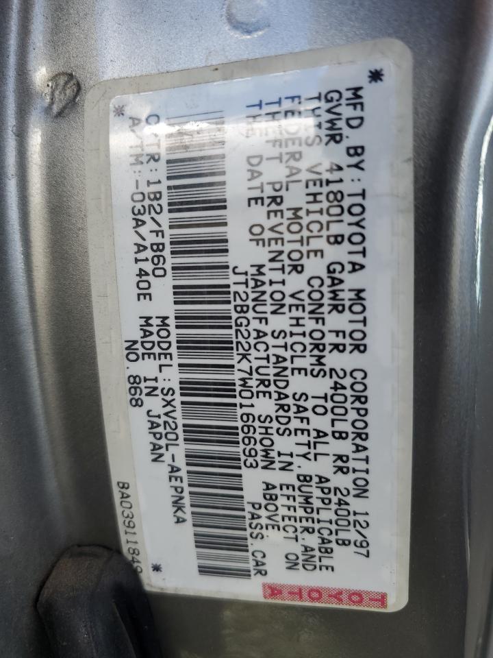 JT2BG22K7W0166693 1998 Toyota Camry Ce