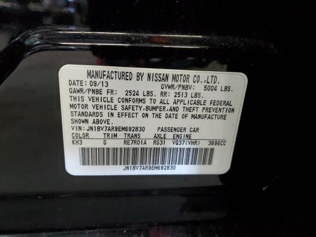 2014 Infiniti Q50 Base VIN: JN1BV7AR9EM692830 Lot: 51990834