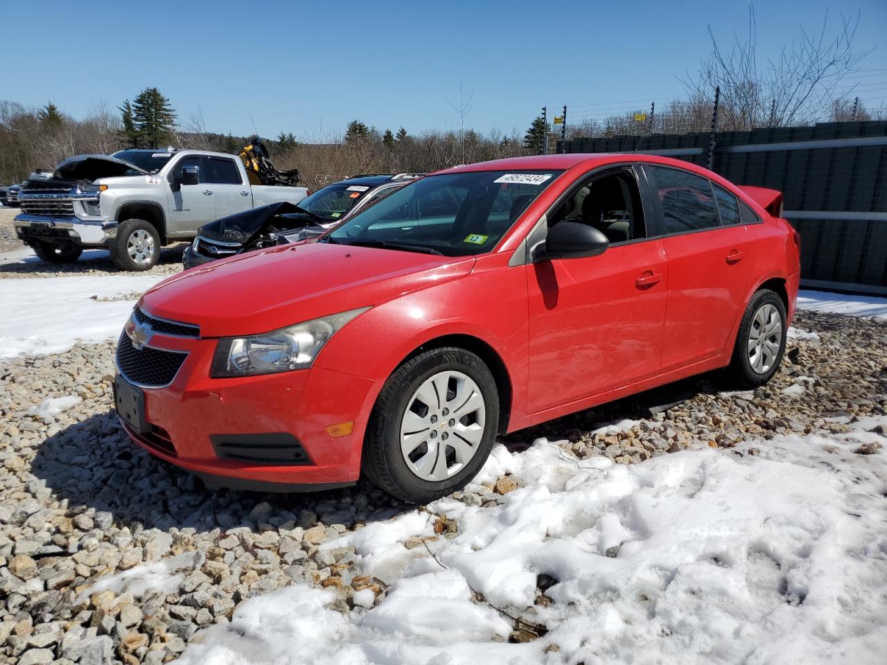 2014 Chevrolet Cruze Ls vin: 1G1PA5SH8E7479092