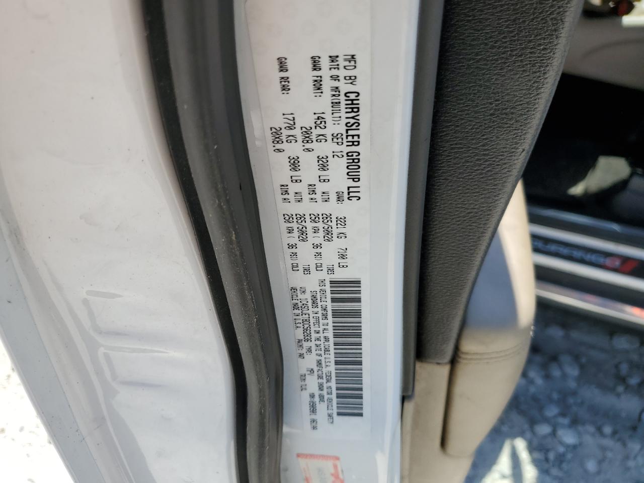 1C4SDJET8DC562836 2013 Dodge Durango Citadel 1C4SDJET8DC562836 2013 Dodge Durango Citadel