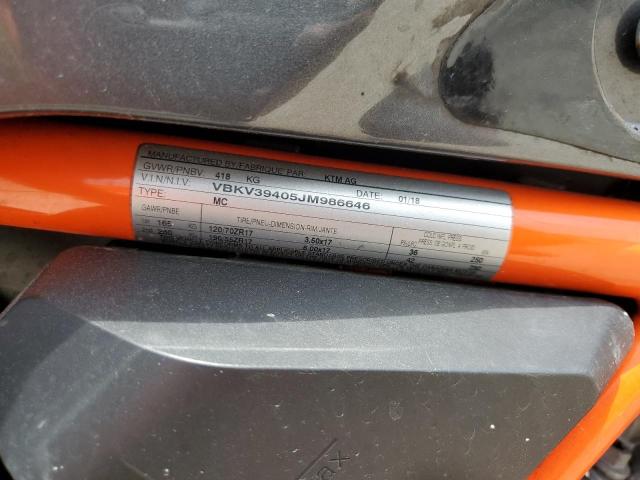 2018 KTM 1290 SUPER - VBKV39405JM986646