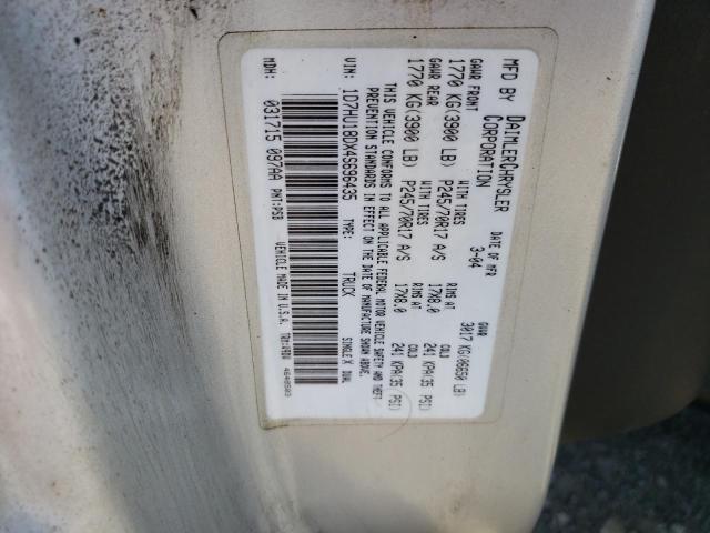 2004 Dodge Ram 1500 St VIN: 1D7HU18DX4S696435 Lot: 51288424