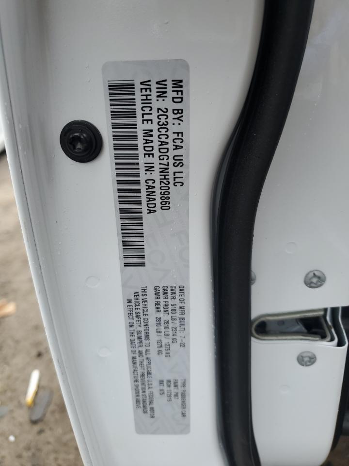 2C3CCADG7NH209860 2022 Chrysler 300 Touring L