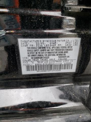 2021 Nissan Sentra S VIN: 3N1AB8BV0MY245028 Lot: 53166454