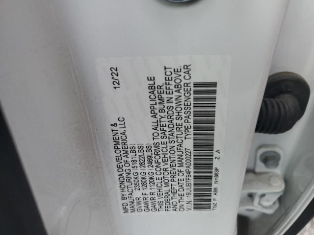 19UUB7F94PA000227 Acura TLX TYPE S 12