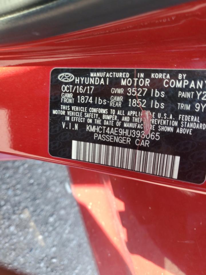 KMHCT4AE9HU393065 2017 Hyundai Accent Se