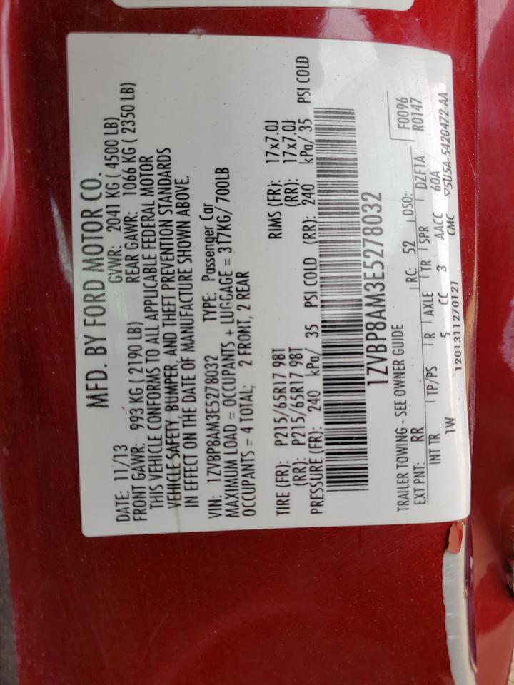 1ZVBP8AM3E5278032 2014 Ford Mustang