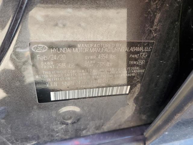 2020 Hyundai Sonata Sel Plus VIN: 5NPEJ4J22LH041313 Lot: 52139084