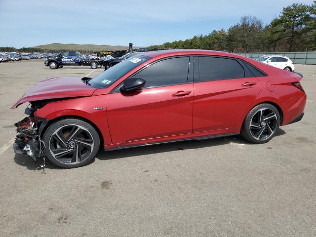 2021 Hyundai Elantra N Line VIN: KMHLR4AF9MU173670 Lot: 49297764