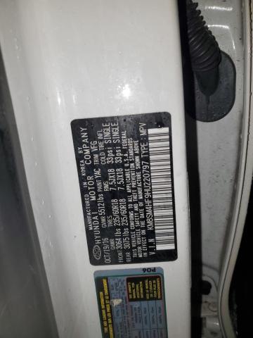 2017 Hyundai Santa Fe Se VIN: KM8SM4HF9HU220797 Lot: 49558784