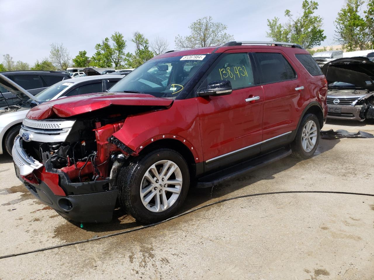 1FM5K8D8XDGA45552 2013 Ford Explorer Xlt