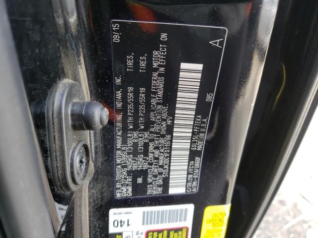 2015 Toyota Sienna Le VIN: 5TDJK3DC1FS119766 Lot: 51571914