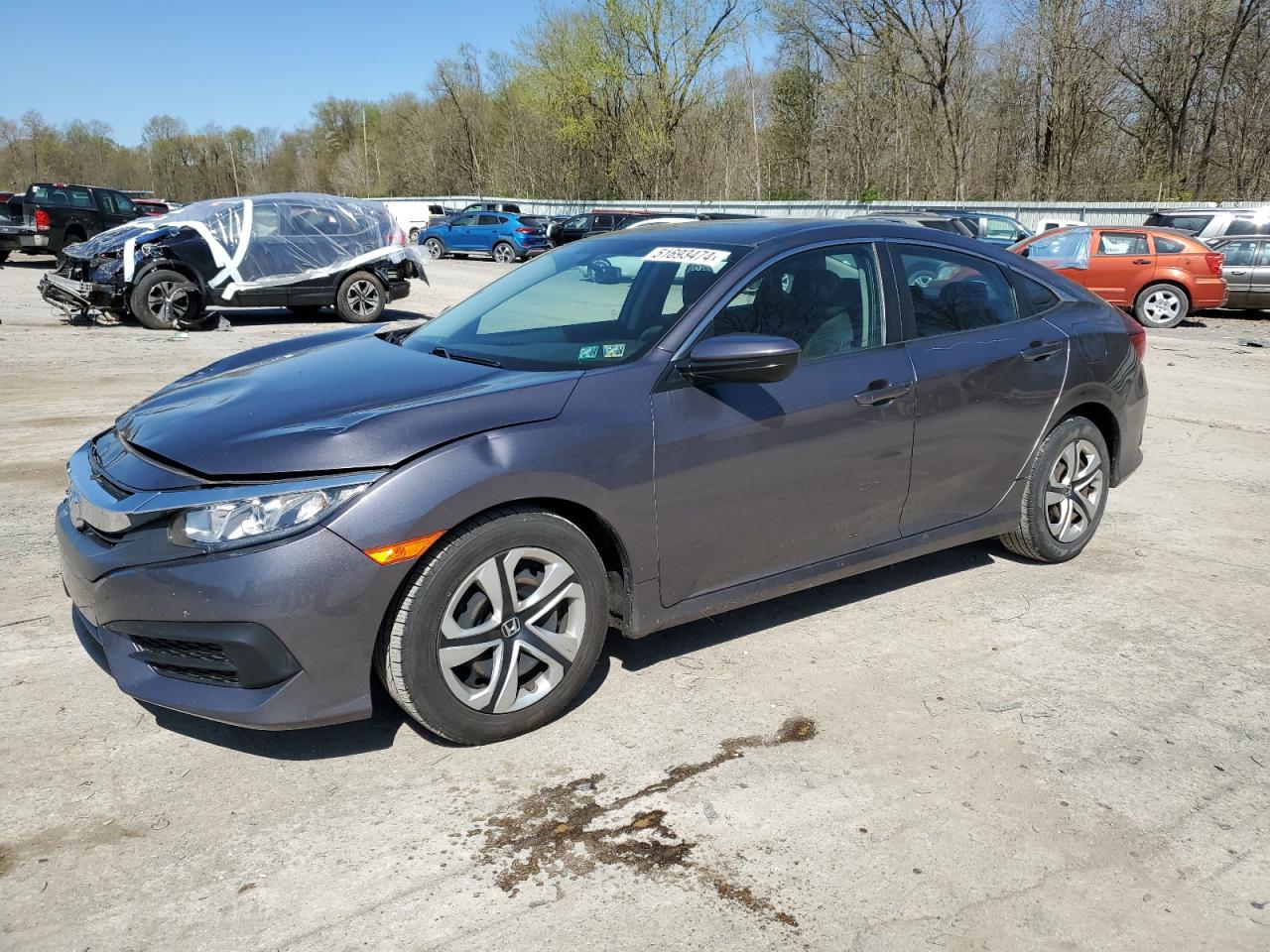 19XFC2F54HE225055 2017 Honda Civic Lx