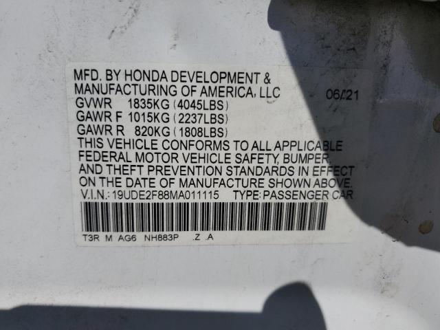 19UDE2F88MA011115 Acura ILX PREMIU 12