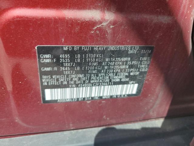 2015 SUBARU OUTBACK 2. - 4S4BSBLC2F3266711