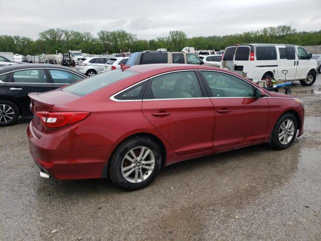Vin: 5npe24af2fh158085, lot: 43042564, hyundai sonata se 20153